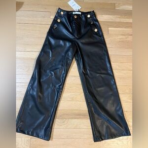 NEW never worn Zara faux leather pants